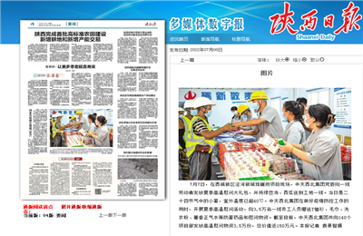 太阳集团tcy8722西北集团珑樾府项目高温慰问——《陕西日报》